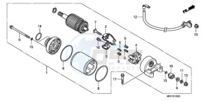 VT750C2F9 Australia - (U / KMH MME) drawing STARTING MOTOR