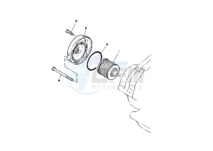 XV VIRAGO 125 drawing OIL CLEANER