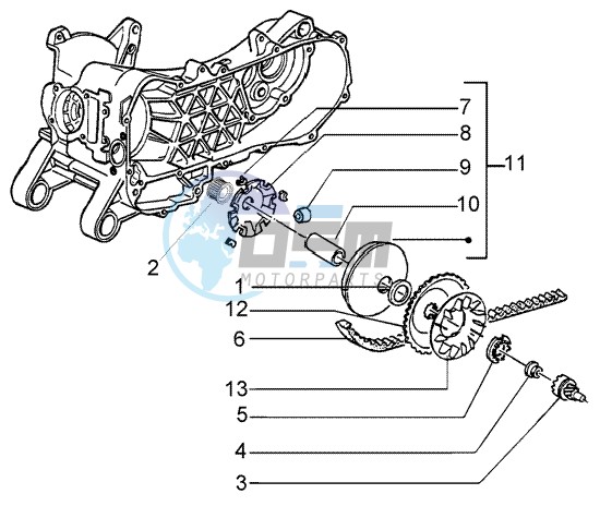 Driving pulley