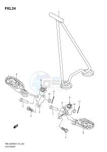 RM-Z450 (E19) drawing FOOTREST (RM-Z450K8 K9 L0)