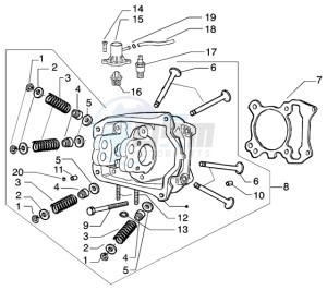 Beverly 200 drawing Head-Valves