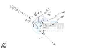 DXR - 200 CC VTHSM1B1A drawing REVERSE GEAR CONTROL