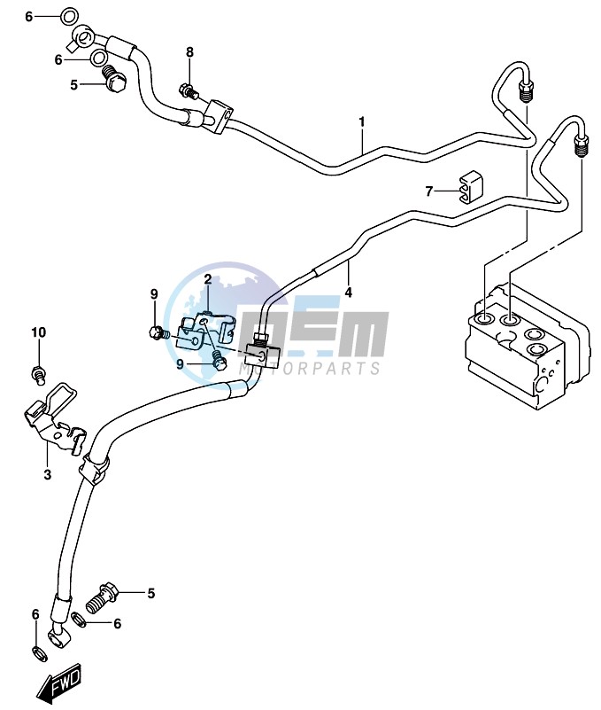 FRONT BRAKE HOSE