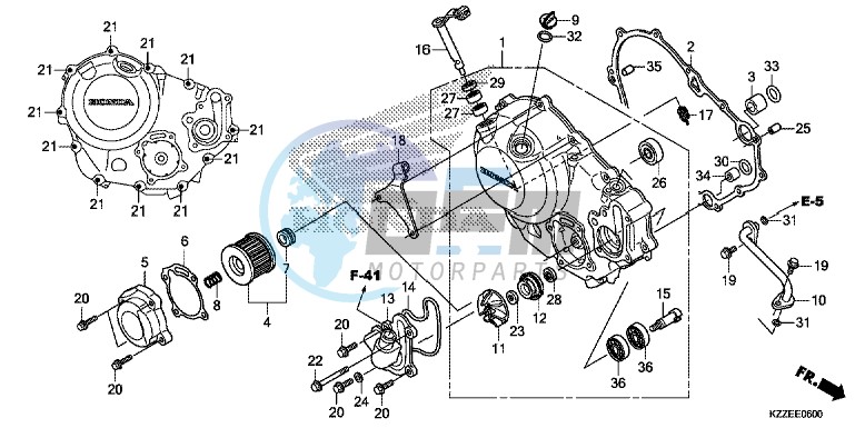 RIGHT CRANKCASE COVER