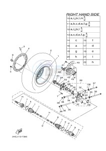 YXZ1000 YXZ10YMSJ (2HCK) drawing REAR WHEEL 2