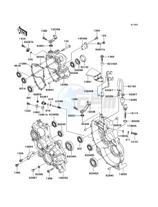 MULE 3010 DIESEL 4x4 KAF950B7F EU drawing Gear Box