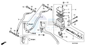 FES1259 Europe Direct - (ED) drawing RR. BRAKE MASTER CYLINDER