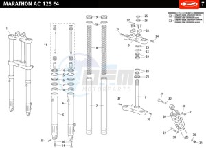 MARATHON-125-AC-E4-FREE-JUMP-AUSTRIA-FREE-JUMP-BLUE drawing FRONT FORK