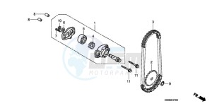 TRX250TMA ED drawing OIL PUMP