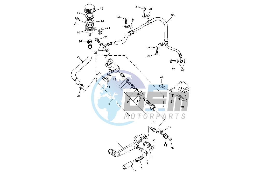 REAR MASTER CYLINDER