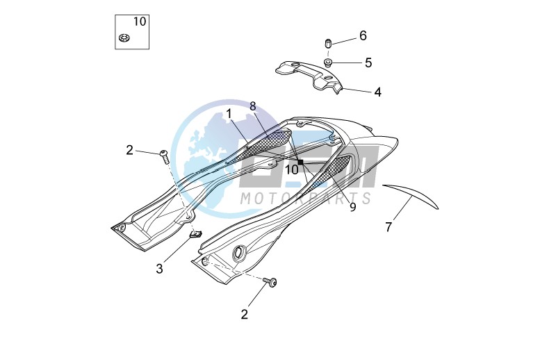 Rear body - Rear fairing