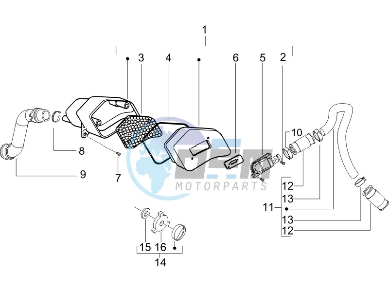 Secondairy air box