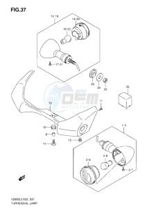 VZ800 drawing TURNSIGNAL LAMP