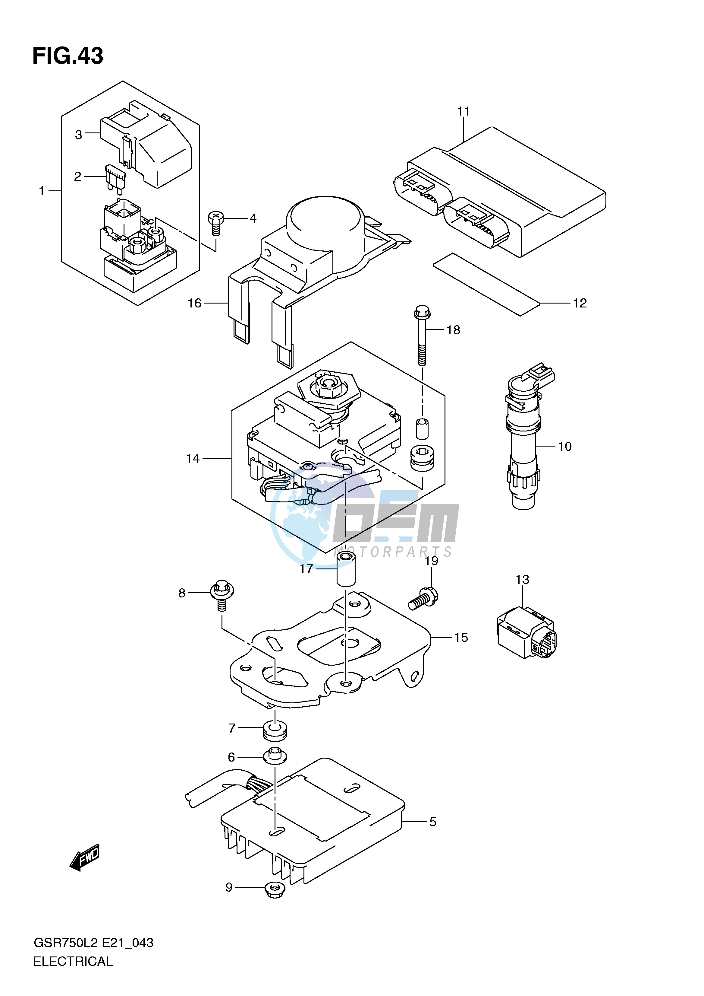 ELECTRICAL (GSR750AUEL2 E21)