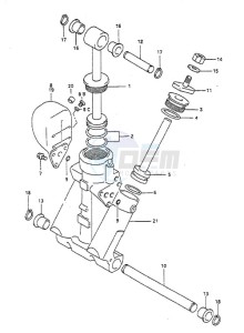 DT 55 drawing Trim Cylinder (1995 to 1997)