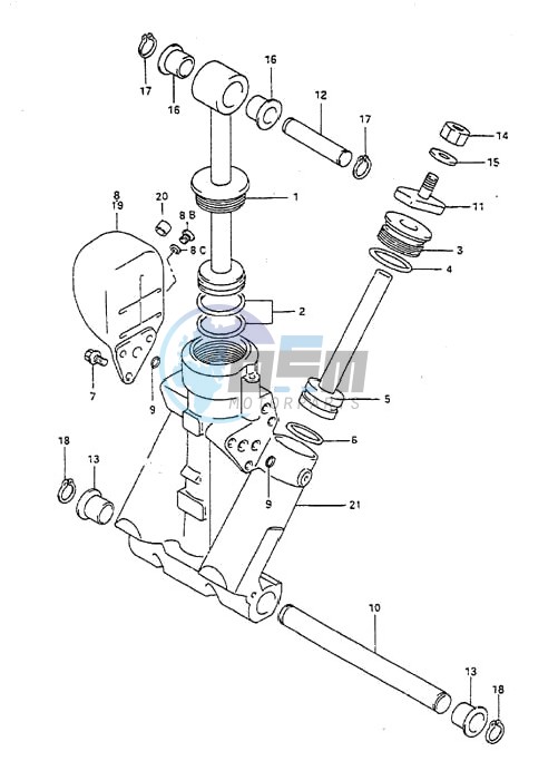 Trim Cylinder (1995 to 1997)