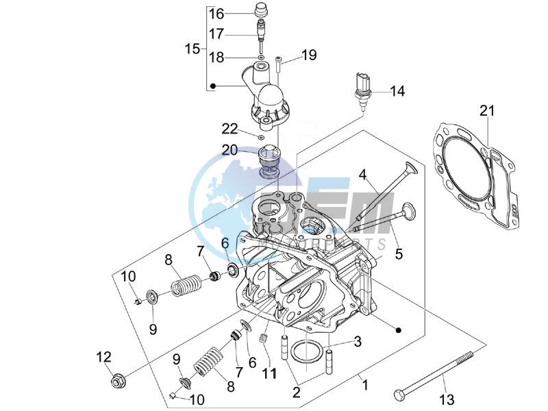 Head unit - Valve