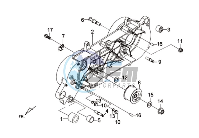 CRANKCASE LEFT