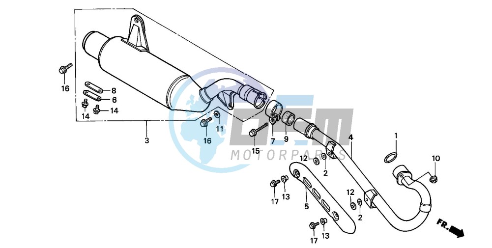 EXHAUST MUFFLER