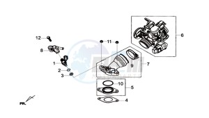 GTS 125I (L8) EU EURO4 drawing INJECTIE PARTS