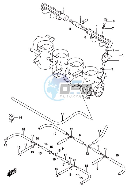 THROTTLE BODY HOSE/JOINT