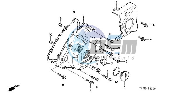 LEFT CRANKCASE COVER