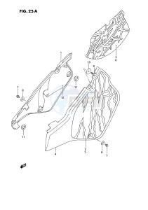 RMX250 (E3) drawing FRAME COVER (MODEL N P R S T)