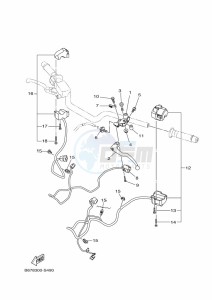 MT-10 MTN1000 (B67P) drawing HANDLE SWITCH & LEVER