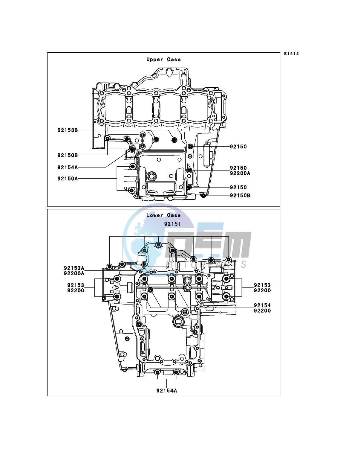 Crankcase Bolt Pattern