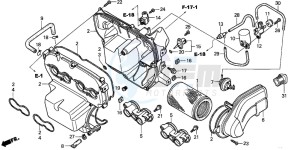 CB900F 919 drawing AIR CLEANER