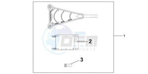 CBR1000RR9 Australia - (U / MME) drawing TANK BAG