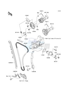 KSF 450 B [KFX450R MONSTER ENERGY] (B8F-B9FB) B8FA drawing CAMSHAFT-- S- -_TENSIONER