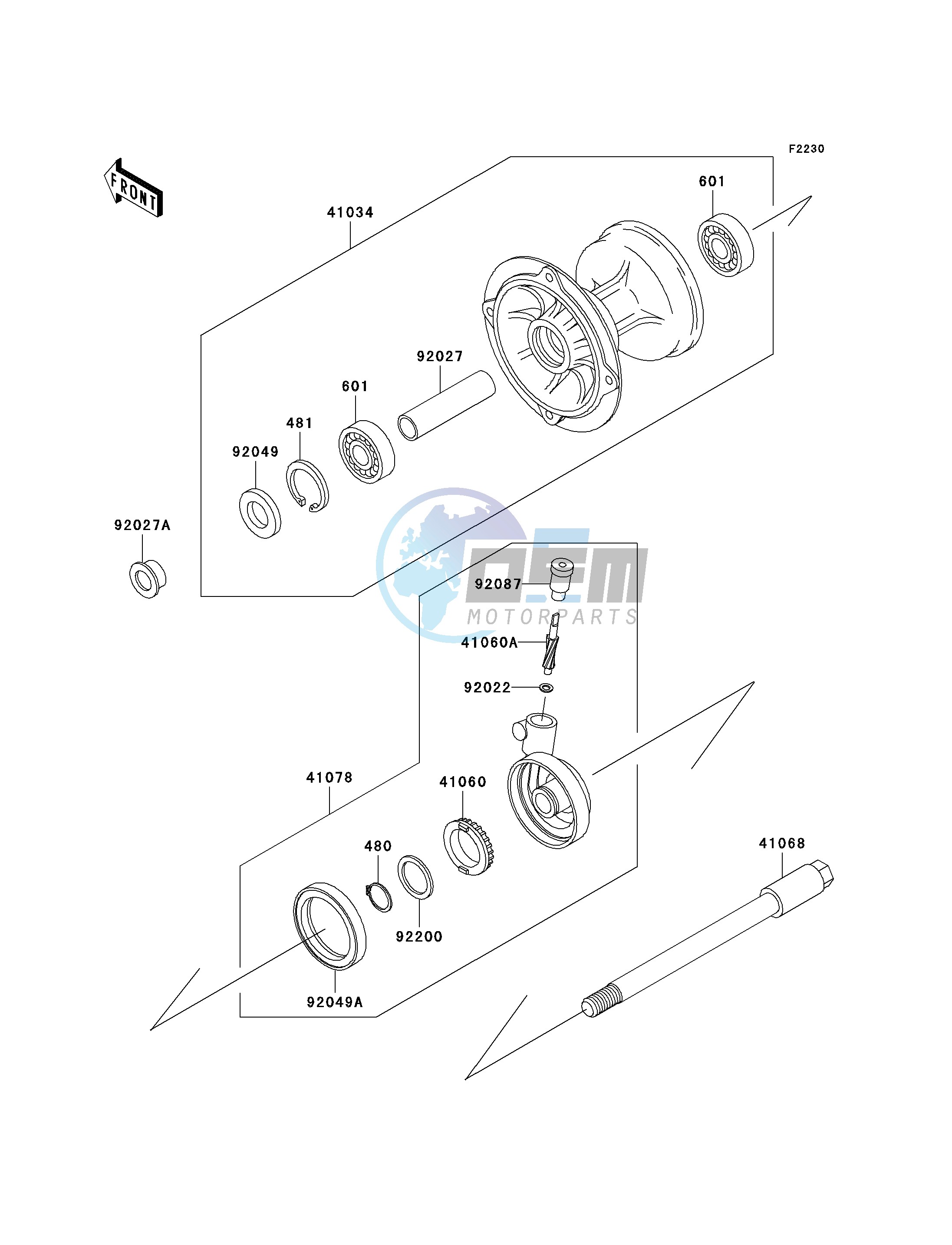 FRONT HUB