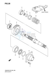 AN650 (E3-E28) Burgman drawing SHAFT DRIVE