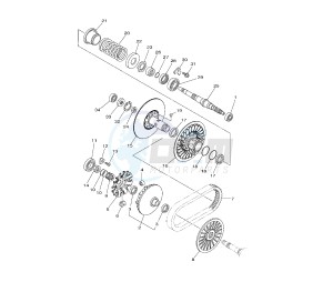 XP T-MAX ABS 530 drawing CLUTCH 2