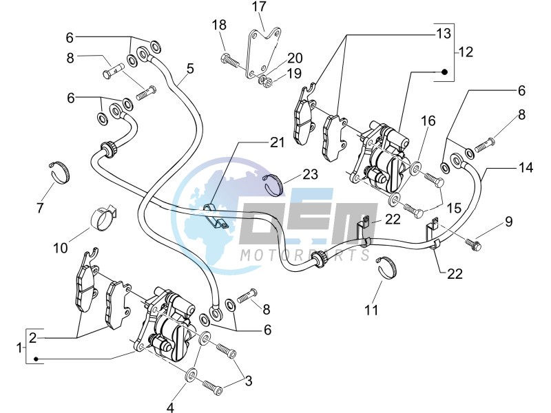 Brakes hose  - Calipers