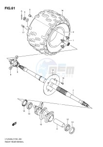 LT-Z400 (E33) drawing RIGHT REAR WHEEL (LT-Z400L2 E33)