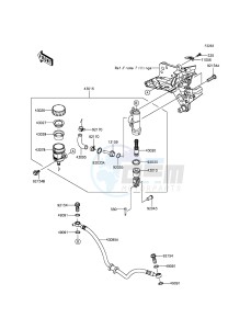 Z800 ZR800AFF FR GB XX (EU ME A(FRICA) drawing Rear Master Cylinder