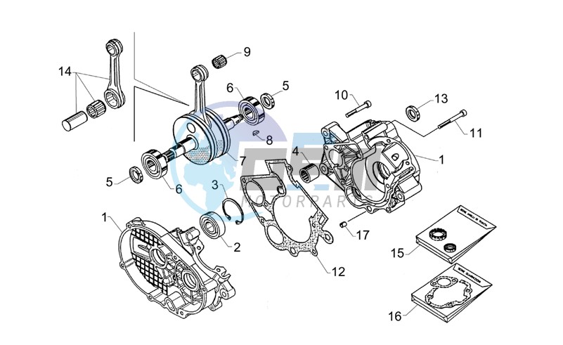 Crank-case-Connect.rod group