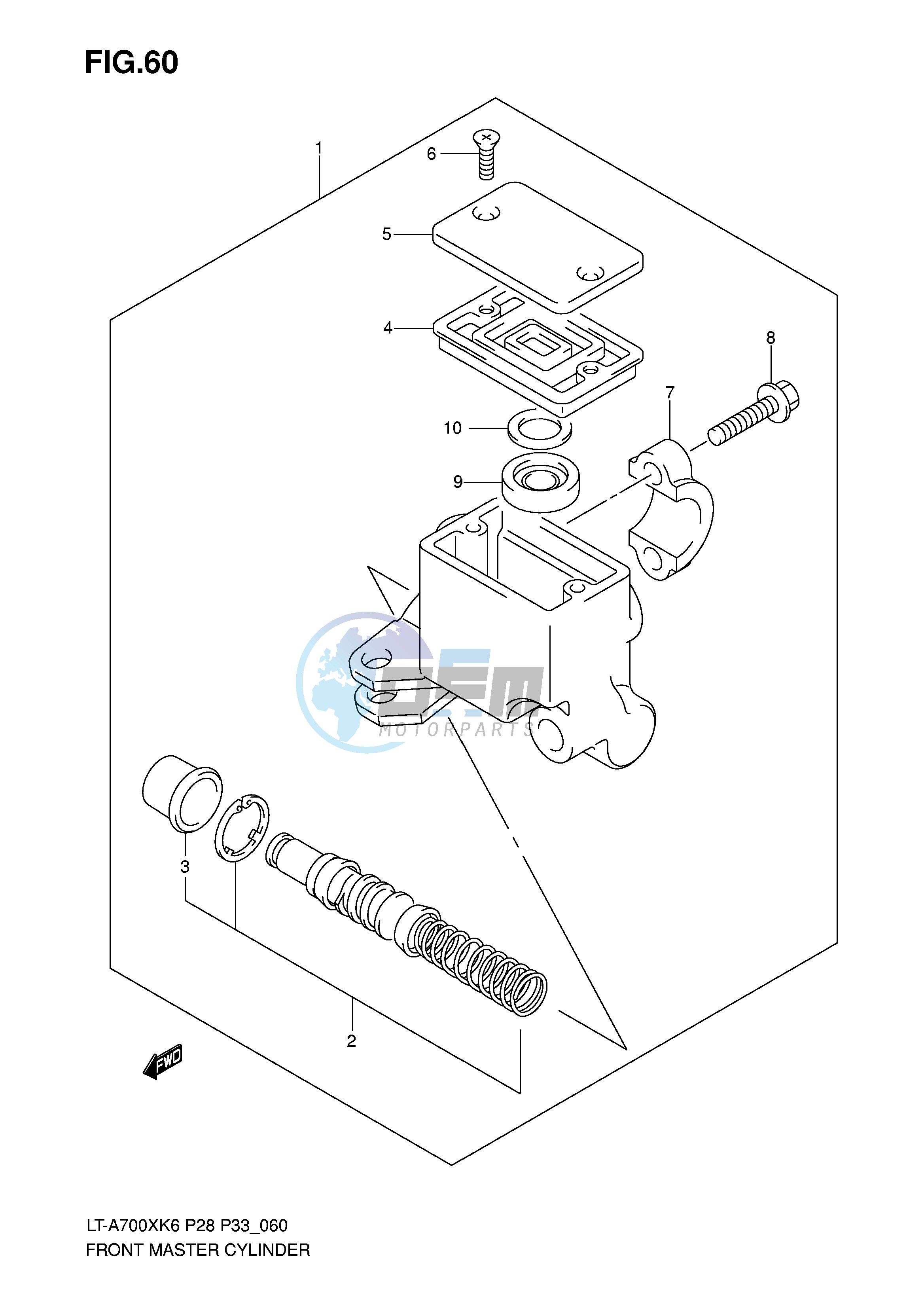 FRONT MASTER CYLINDER