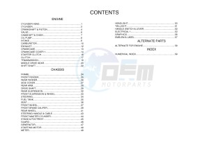 YFM350A YFM35GTXH GRIZZLY 350 2WD (B149) drawing .6-Content