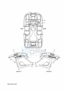 YFM450FWBD KODIAK 450 EPS (BHT1) drawing GRAPHICS