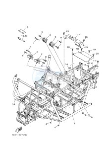 YXM700E YXM700PE VIKING EPS (1XP3) drawing FRAME