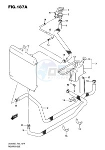 UH200 ABS BURGMAN EU drawing RADIATOR HOSE