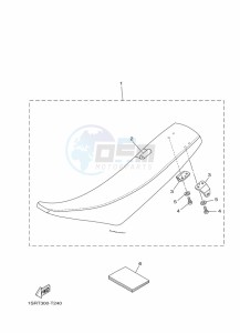 YZ125 (B0V2) drawing SEAT