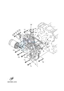 EDL13000STE 1647 (Q9CH) drawing CRANKCASE COVER