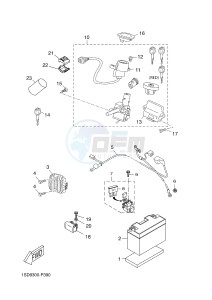 YPR400RA XMAX 400 ABS EVOLIS 400 ABS (1SD9) drawing ELECTRICAL 1