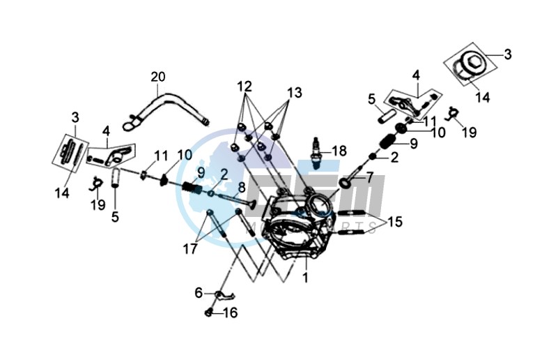 CYLINDER HEAD CPL