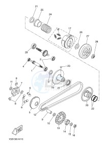 NS50F AEROX 4 (1GB1 1GB1 1GB1 1GB1 1GB1) drawing CLUTCH