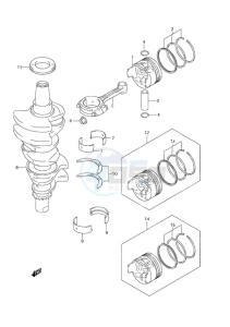 DF 25 drawing Crankshaft